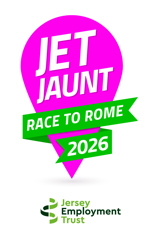 JET Jaunt Race to Rome logo and website link