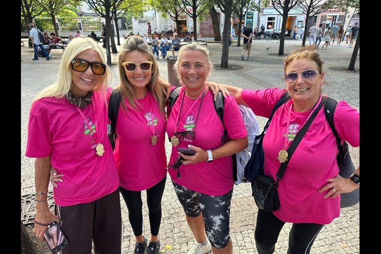 Karen Scott, Shani Clark From De Carteret Wealth Ltd And Michelle Thompson, Julie Springate From The Shutter Hut